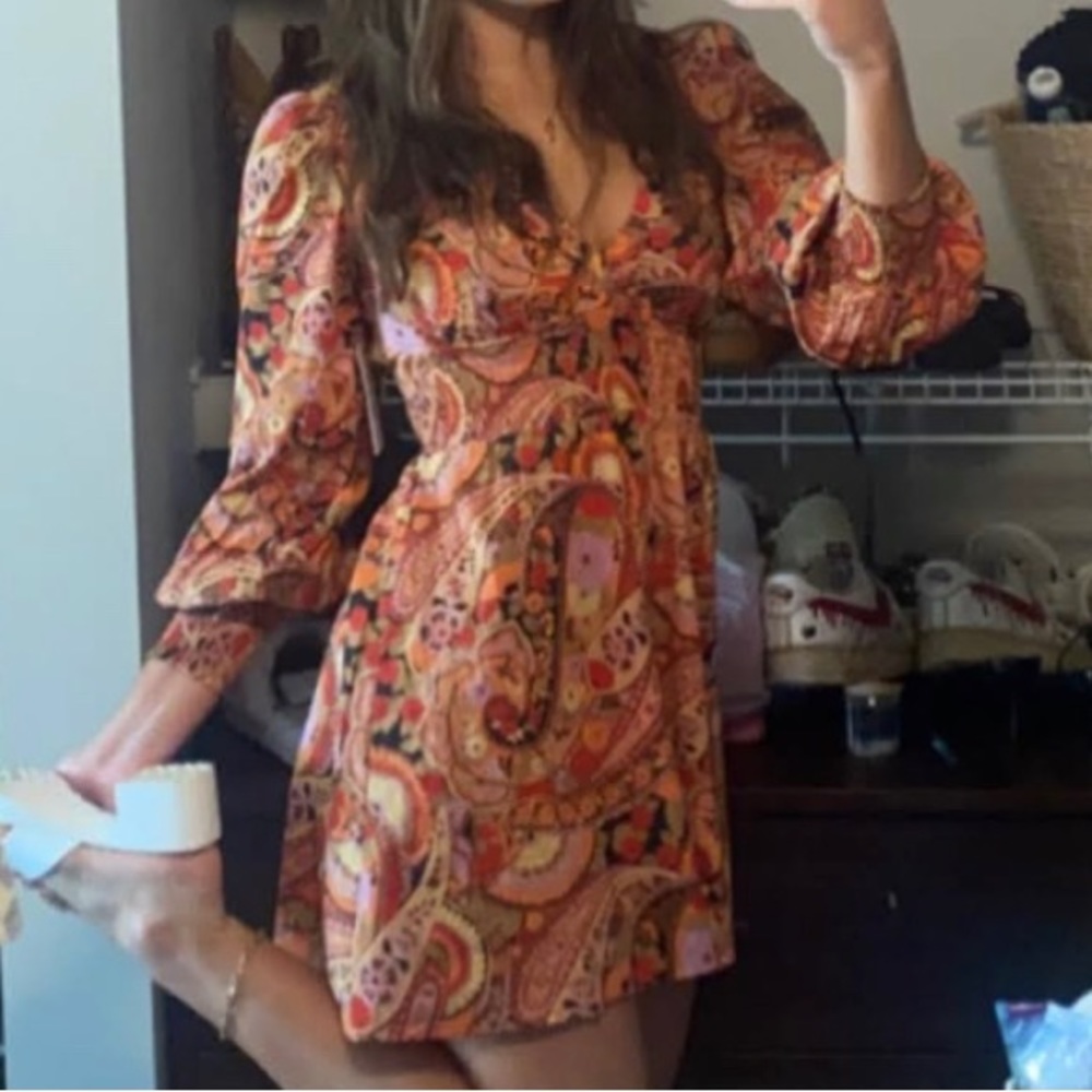 Billabong floral dress 60s/70s size XS